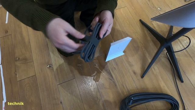 Распаковка станции STARLINK