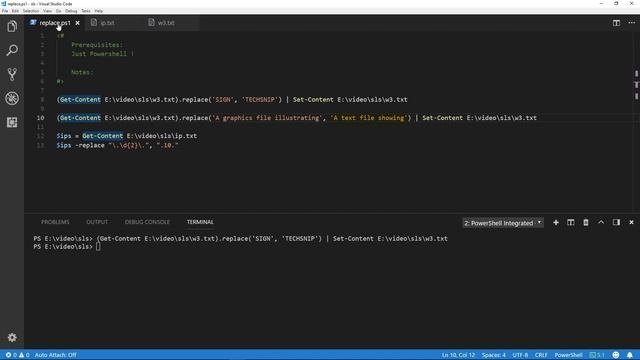 How To Replace Text In A File With PowerShell смотреть онлайн
