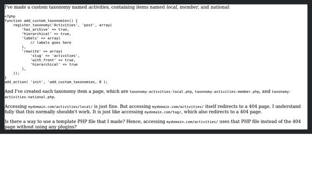 Wordpress: Custom template for archive of a custom taxonomy смотреть онлайн