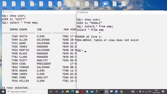 ORACLE 19c tutorials by Mr. Murali Sir смотреть онлайн