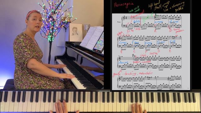 How to play 'Passacaglia' (Handel / Halvorsen) Piano Tutorial for all levels смотреть онлайн
