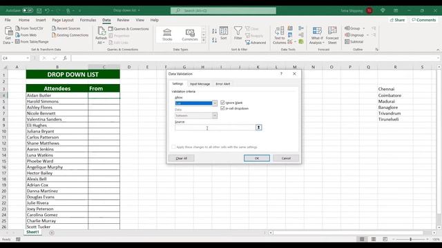 How to add or insert Drop Down list on Ms Excel | Tamil | Ms Excel Tips | Drop Down List Info ✅ смотреть онлайн