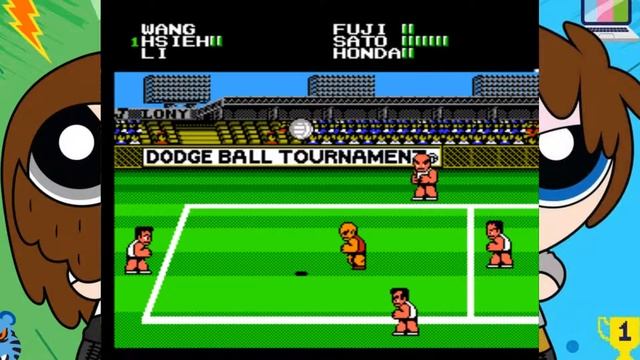 "Balls to the face" - Super Dodge Ball - NES смотреть онлайн