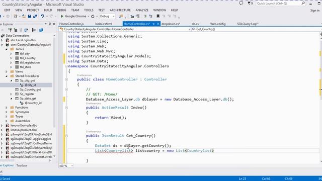 How to make Country, State and City dropdownlist using AngularJS in Asp.net MVC смотреть онлайн