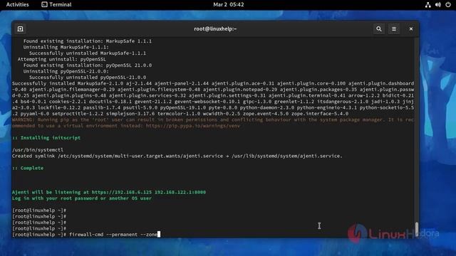 How to install Ajenti Control panel on Fedora 34 смотреть онлайн