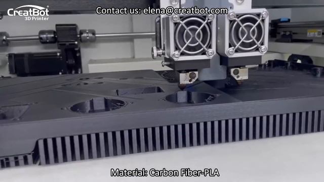 CreatBot D600 Pro 3d printer is printing engineering part with high quality смотреть онлайн