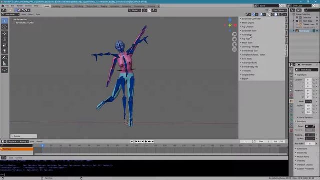 How to Create Bento Poses Fast For Second Life In Blender 2 8 to 2 9 using Bento Buddy смотреть онлайн