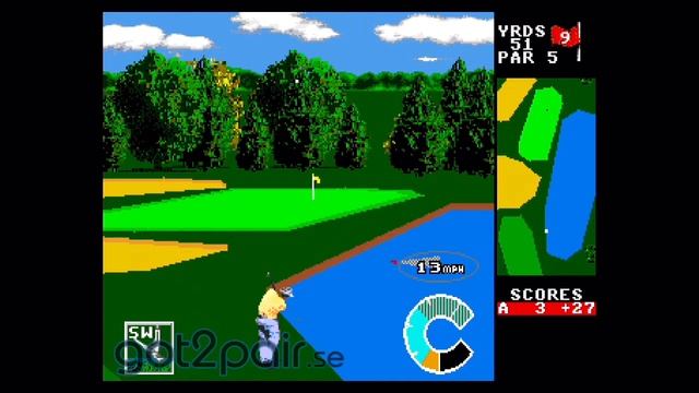 World Class Leader Board - Mega Drive смотреть онлайн