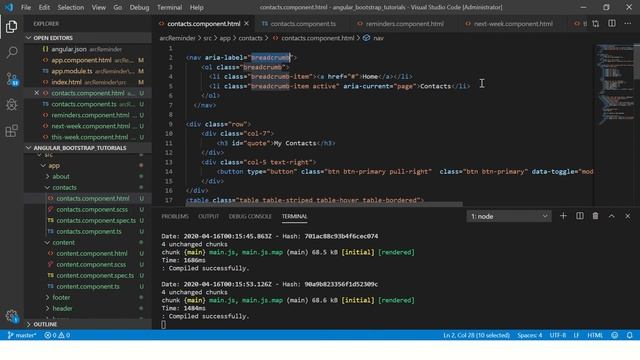 Angular Bootstrap Breadcrumb Tutorial | Angular Bootstrap 4 Tutorials | Angular Bootstrap Tutorial смотреть онлайн