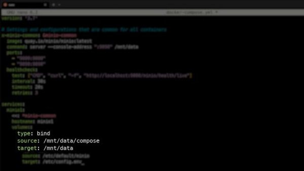 Installing and Running MinIO on Docker: Docker Compose Lab