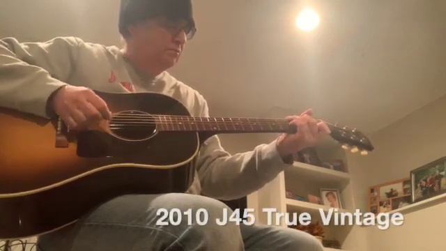 Gibson J45 Standard vs Gibson J45 True Vintage смотреть онлайн