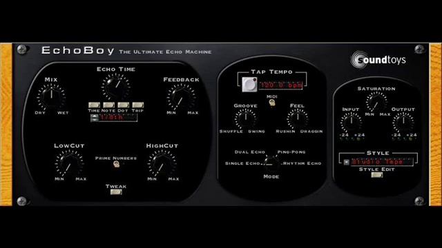 soundtoys EchoBoy : The Ultimate Echo Machine - Textural Analog and Tape Delay Demo смотреть онлайн