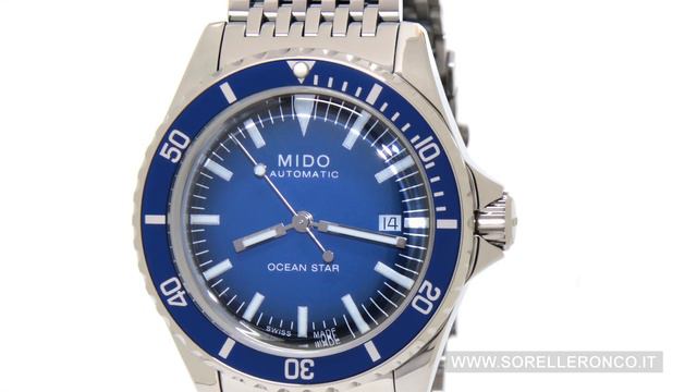 Mido Ocean Star Tribute M0268071104100 Blue Dial смотреть онлайн