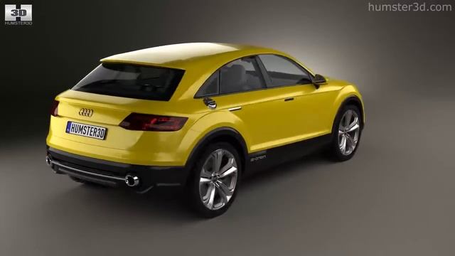 Audi TT offroad 2014 by 3D model store Humster3D.com смотреть онлайн