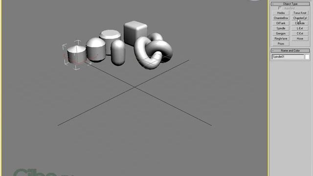 Расширенные примитивы в 3DS Max смотреть онлайн
