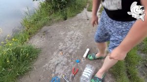 Ловля живца | Самый эффективный способ поймать живца | Рыболовная  снасть для ловли малька