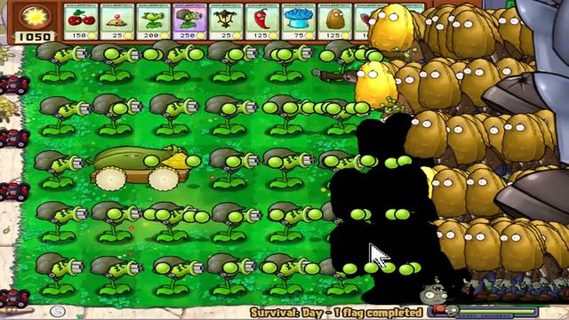 Gatling Pea Cob Cannon vs Zomboss - Plants vs Zombies Hack смотреть онлайн
