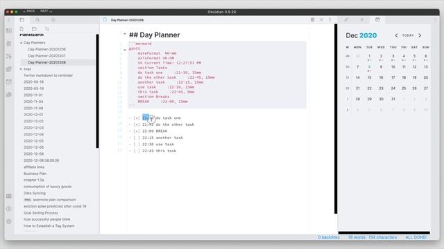 Managing Tasks In Obsidian | Day Planner Plugin смотреть онлайн