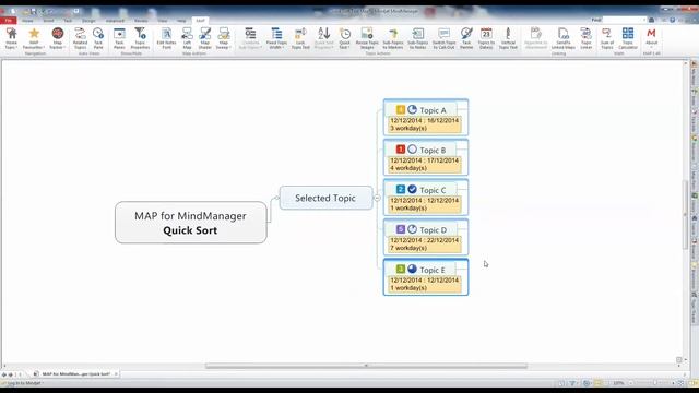 MAP for MindManager : Quick Sort смотреть онлайн