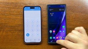iPhone 14 Pro Max vs Samsung Galaxy Note 20 Ultra SkyPhone Incoming & Outgoing Calls. iOS vs Androi