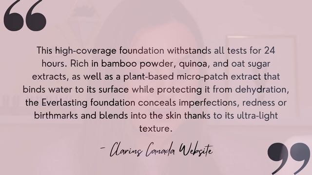 Clarins Everlasting Foundation Review | Clarins Foundation Review And Wear Test
