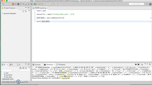 ParsingJSONWithPython смотреть онлайн