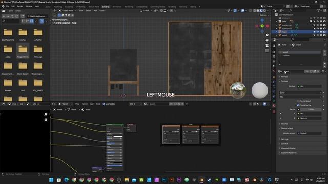 How To Bake Materials and Textures in Blender 3.4.1 смотреть онлайн