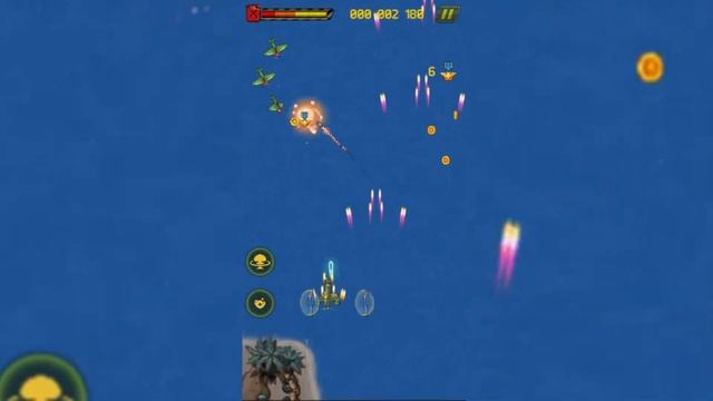 1945 Air Forces / Medium Difficulty / Arcade Shooting / The Deep Blue - LVL 6 - 10 / All Bosses смотреть онлайн