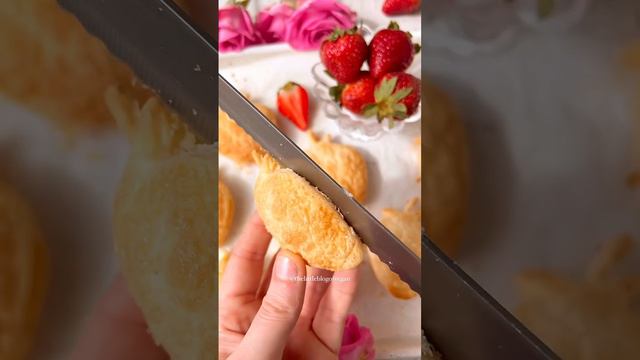 🍓 Клубничные пирожные в форме клубники