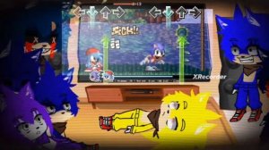 Sonic.exe and Friends Reacts to Sonic.exe 2011x (Friday Night Funkin vs Sonic.exe 2011x Mix)