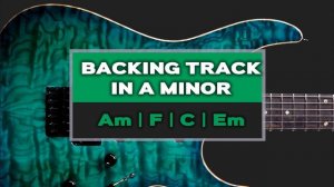 Минус для гитаристов Ля Минор 100bpm Am, мелодичный
