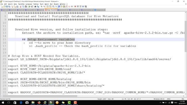Install Hive 2.3 Using PostgreSQL as MetaStore смотреть онлайн