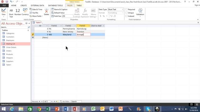How to create a table in Access by typing data into a new table - Access 2007, 2010, 2013, 2016 смотреть онлайн