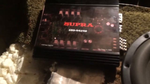 Ставим саб в уазик ))) блин урал , усилитель супра , первый головастик с сабом смотреть онлайн