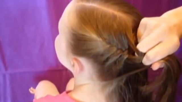 Side Swept French Fish Braid Hairstyle смотреть онлайн