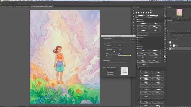 How To Scan Watercolor Illustrations + Make Them Print Ready смотреть онлайн