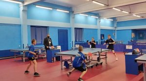 Настольный теннис.Парная игра.