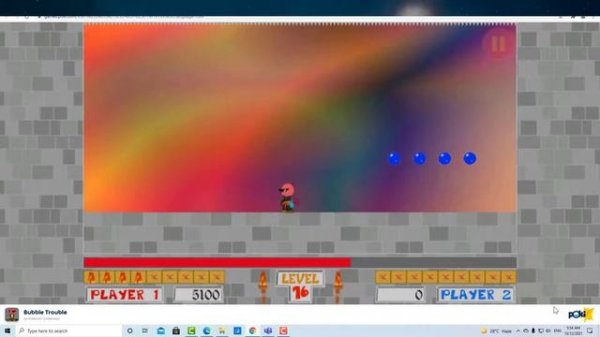 Bubble Trouble Level 16