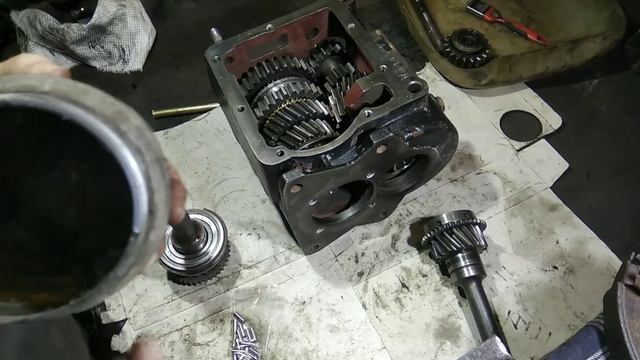 сборка синхронизированной КПП УАЗ. смотреть онлайн