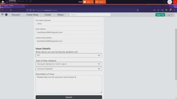How to support roblox