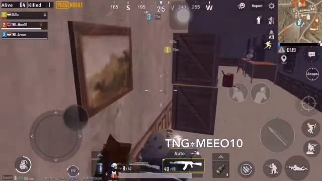PUBG Mobile | 3 Fingers gameplay | device : iphone 6s | aim assist : disable | frame rate : high смотреть онлайн