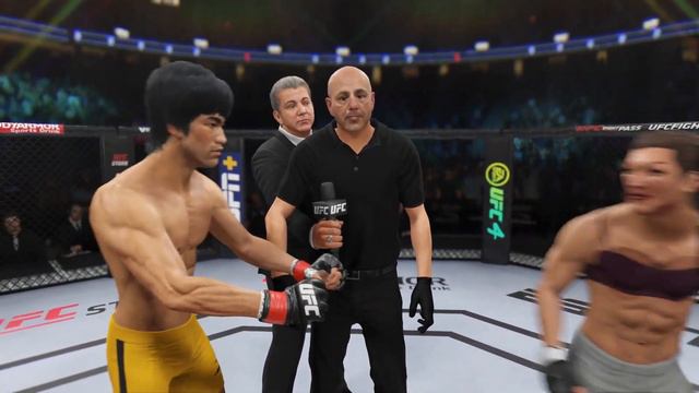 Bruce Lee vs Sasha Grey (EA Sports UFC 4) смотреть онлайн