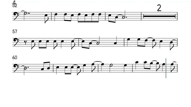 Let It Go C Cello Trombone Sheet Music Backing Track Play Along Partitura смотреть онлайн