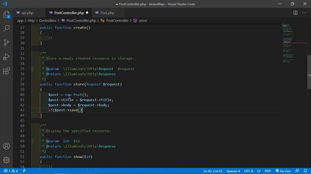 Laravel 8 Tutorial - CRUD API Using Resources смотреть онлайн
