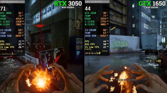 GTX 1650 4GB Vs RTX 3050 8GB | Biggest Comparison | (i3 10100) | Desktop