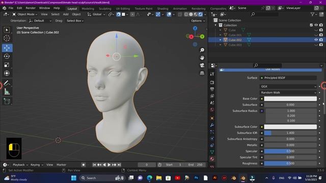 How to create Silver Gold Copper Bronze in blender 3.5 for beginner (blender tutorial) #b3d #blende смотреть онлайн