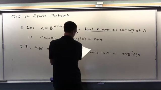Applied Linear Algebra, Lesson 8, Video 4: Definition of Sparse Matrices смотреть онлайн