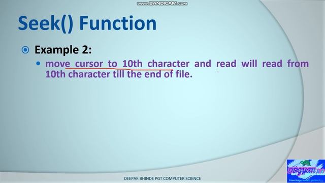 How to use seek() and tell() function in Python File Handling смотреть онлайн