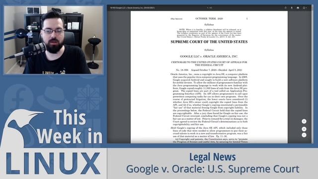 Google vs Oracle: Supreme Court, Linux on M1 Mac, PipeWire, GNOME | This Week in Linux 146 смотреть онлайн