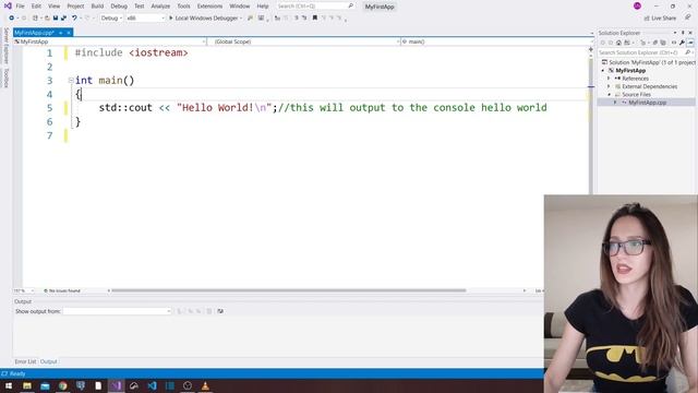 C++ FOR BEGINNERS (2020) - First program “Hello World” using Visual Studio 2019 PROGRAMMING TUTORIA смотреть онлайн